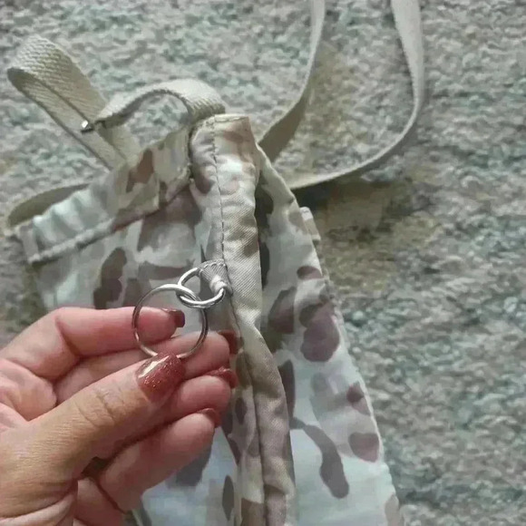 Kipling Leapord Print Small Crossbody Organizer Lightweight Travel Purse Bag - Picture 14 of 17